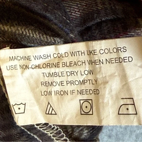 Canyon Guide Outfitters Men’s Plaid Button-Up Flannel Shirt Brown Tan XL #1515 - Picture 5 of 5